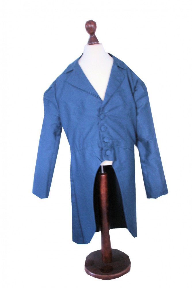 For Sale Boy's Age 13 - 14 Handmade Cotton Deluxe Mr.Darcy Regency Victorian Bridgerton Tailcoat Ready To Go!  Image